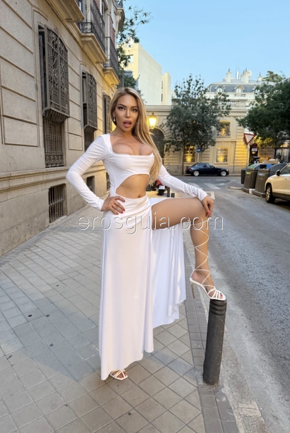 Daniella Larsen, trans escort Madrid 