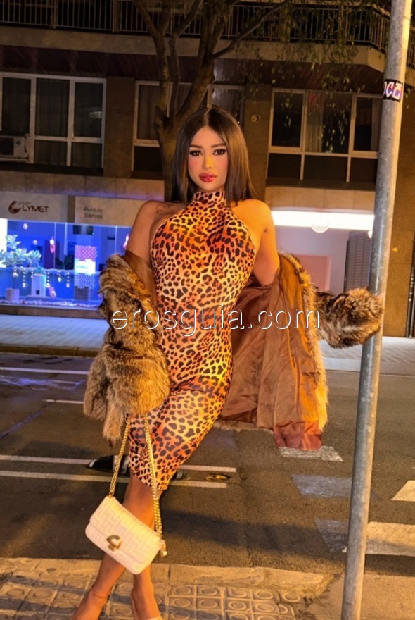 Luciana, escort trans Barcelone Colombienne