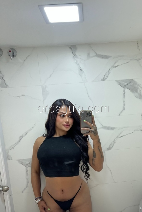 Luciana, escort trans Barcelone Colombienne