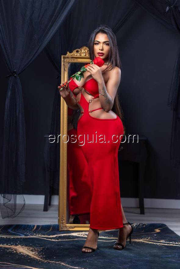 Isa, escort trans in barcelona Brazilian