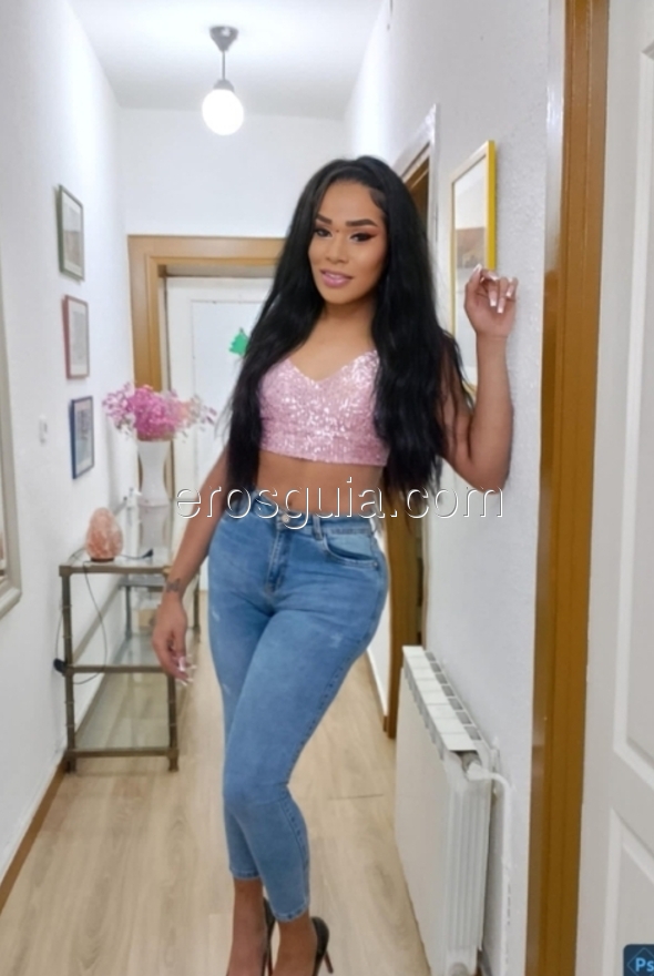 Erika, escort trans Madrid Colombienne