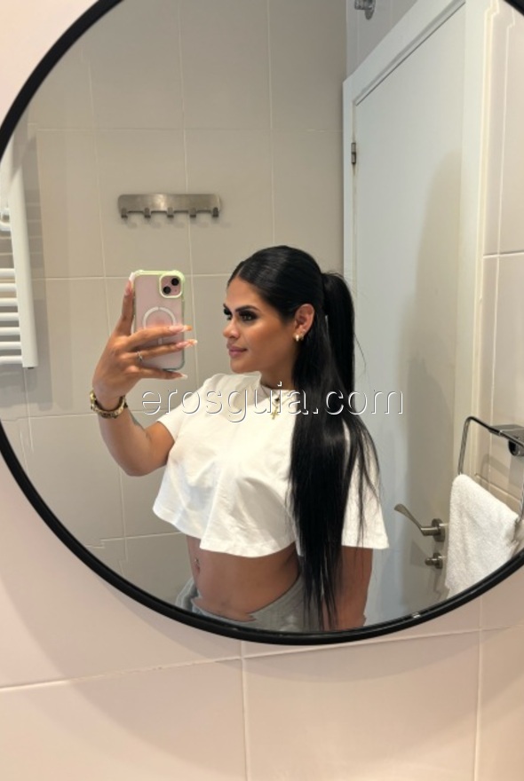 Sara Michelle , escort trans in madrid Colombian