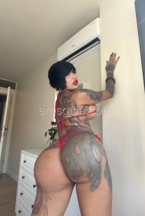 Megan, escorte trans à barcelone Colombienne