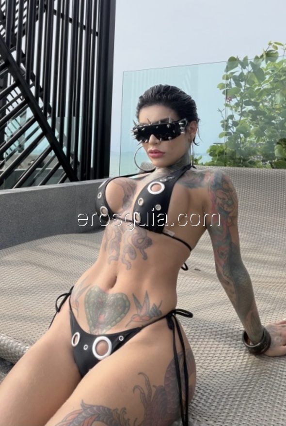 Megan, escort trans Barcelone Colombienne